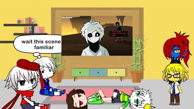 Undertale React To Error Vs Xtale Chara ||gcrv||