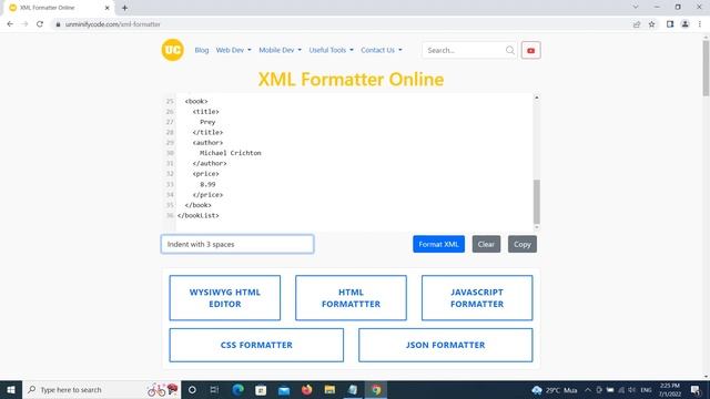 XML Formatter Online смотреть онлайн