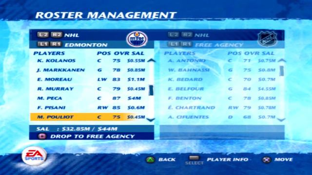 NHL 07 Edmonton Oilers Overall Player Ratings смотреть онлайн