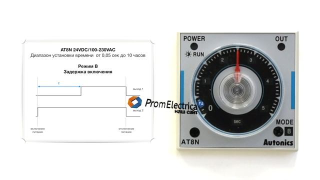 AT8N 24-240VAC/DC Autonics и Finder 9022 Таймер / реле времени - инструкция мануал где купить