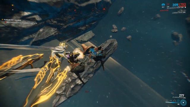 Warframe Saturn Pandora Pursuit - Pandora Archwing Mission Solo