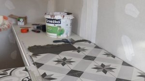 Столешница из плитки 1 часть