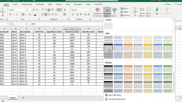 Table formatting in excel office 365 смотреть онлайн