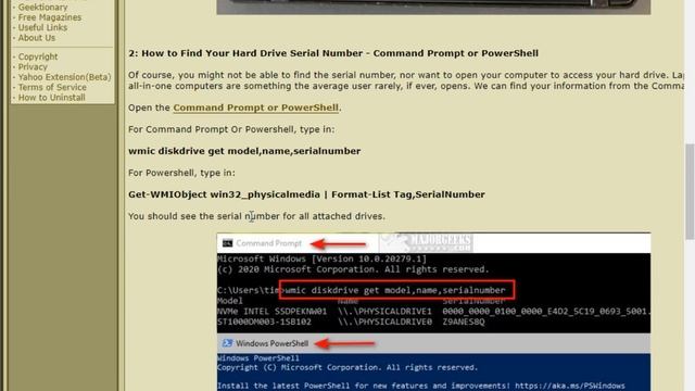 How to Find Your Hard Drive Serial Number смотреть онлайн