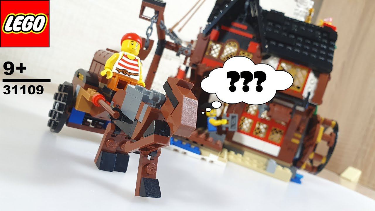 КОНЬ-МЫСЛИТЕЛЬ! LEGO CREATOR 31109 + САМОДЕЛКА - ОБЗОР ЧАСТЬ 3 смотреть онлайн