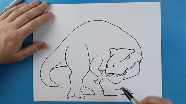 How to Draw an ARK 2 T-REX!!! смотреть онлайн