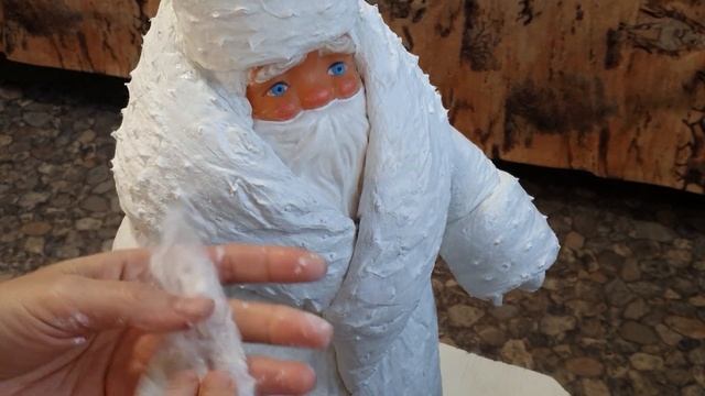 Реставрация ватного деда мороза (часть 2) смотреть онлайн