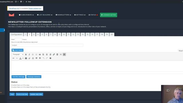 How to Add Follow up messages on Newsletter in wordpress. смотреть онлайн