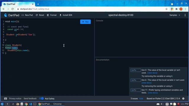 App বানানোর ভাষা | Dart এ Const and Final Keyword | Dart Basic Tutorial in Bangla смотреть онлайн