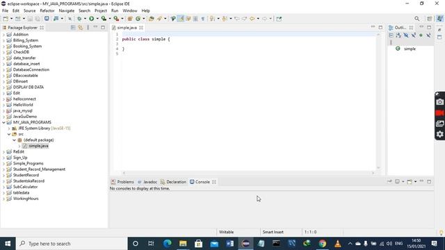 Simple Java Program#1 with Example For Beginners | JAVA Programming for beginners смотреть онлайн