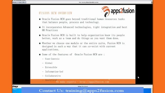 Oracle Fusion HCM Cloud Training Course смотреть онлайн