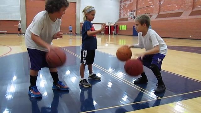 Excel Sports Program ages 5-10 basketball dribble drills смотреть онлайн