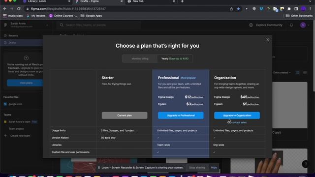 How to change your plan in figma! смотреть онлайн