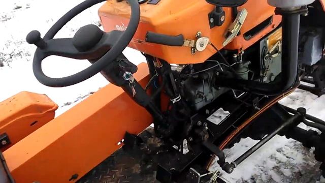 Минитрактор 4*4.с отвалом смотреть онлайн