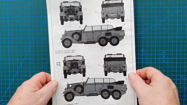ICM 1/35 Typ G4 (Kfz.21) WWII German Staff Car - Kit Review