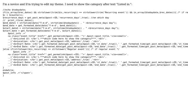Wordpress: How to show "category" name? смотреть онлайн
