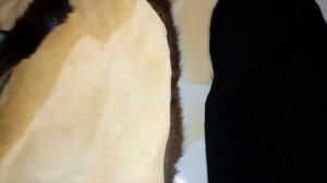 ?✂ Варежки⛄ из норки❄ своими руками!⛄Рукавички из меха норки, конечно для себя, учусь! Первый опыт!