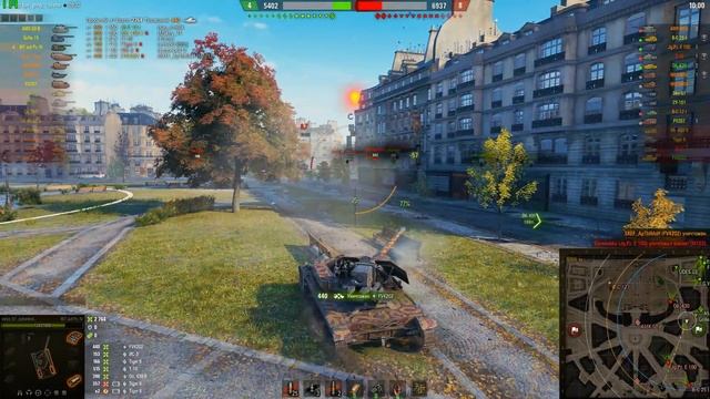 Просто мощьный бой на  Waffenträger Auf Pz  IV