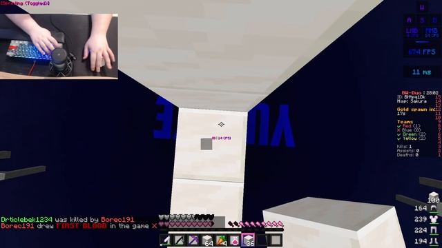 mouse and keyboard ASMR | Qplay bedwars solo a duo | + [ HandCam ] смотреть онлайн