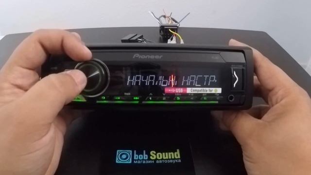 Настройка автомагнитолы PIONEER MVH-S110 смотреть онлайн