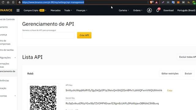 APRENDA COMO CRIAR API NA BINANCE TUTORIAL COMPLETO 2021 смотреть онлайн