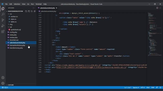 Basic Banking System | Task 1 | The Sparks Foundation | Web development & Designing | MNT&C смотреть онлайн