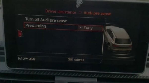 Audi Q5 use with Pre Sense System...Drive Assistance