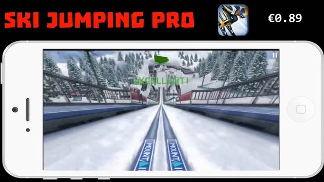 Ski Jumping Pro Gameplay iOS HD смотреть онлайн