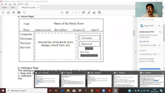 WT Lab Week 1 Design Online Book Store Home Catalog Registration pages смотреть онлайн