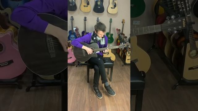 Акустическая гитара Fabio FXL-401 MBK + звучание смотреть онлайн