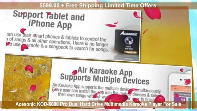 Acesonic KOD 6000 Pro Dual Hard Drive Multimedia Karaoke Player For Sale смотреть онлайн