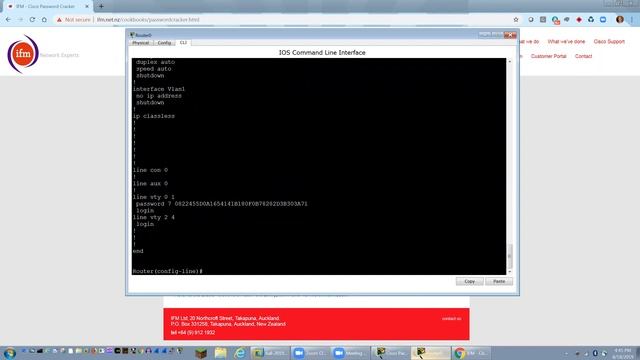 Cracking Cisco Type 7 and Type 5 Passwords смотреть онлайн