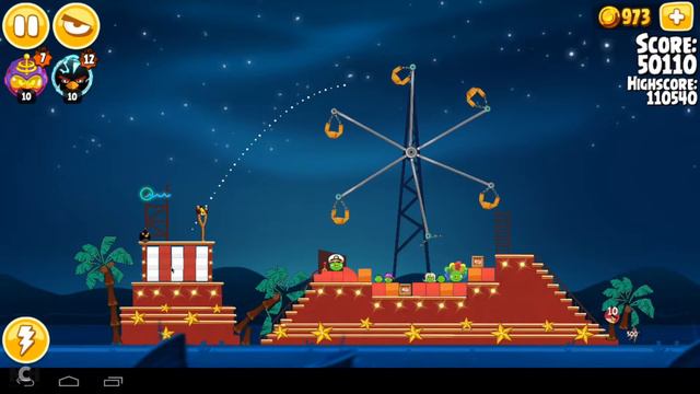 Angry Birds Seasons Invasion of the Egg Snatchers Level 1 5 104290 смотреть онлайн