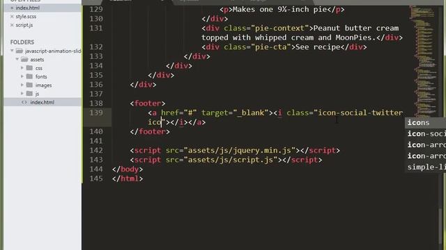 JavaScript Animation Slider with SASS - part 1 смотреть онлайн