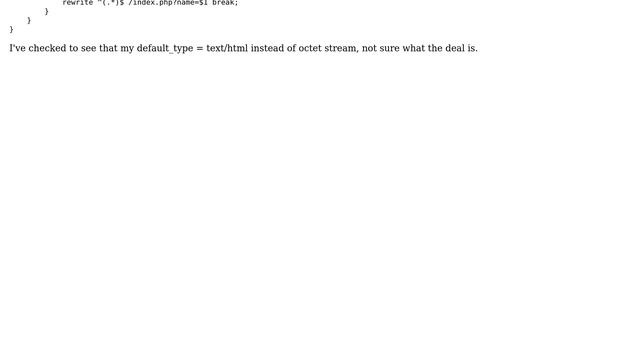 DevOps & SysAdmins: Nginx Tries to download file when rewriting non-existent url смотреть онлайн