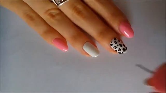 Леопардовый маникюр | Leopard Print Nail Art смотреть онлайн