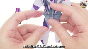 How to MAKE AN ORIGAMI FUSION CANNON & DARK STAR SABER for Megatron