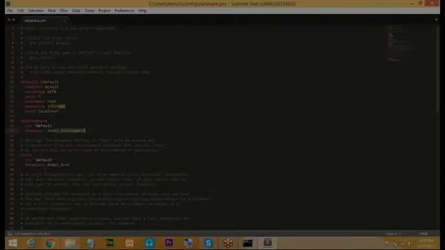 rails creating new rails project with mysql in windows OS смотреть онлайн
