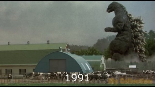 Evolution of Godzilla Roars (1954-2019)
