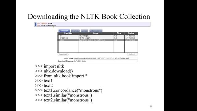 NLTK practice (강승식 교수) смотреть онлайн
