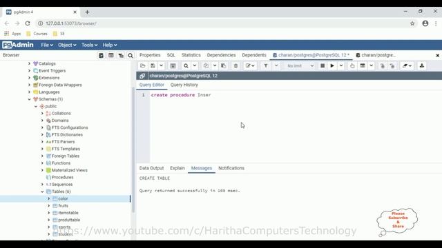 PostgreSQL PGAdmin Insert Into Multiple Tables Using Stored Procedure смотреть онлайн