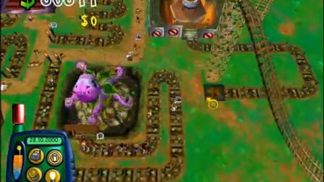 Sim Theme Park - Gameplay PSX смотреть онлайн