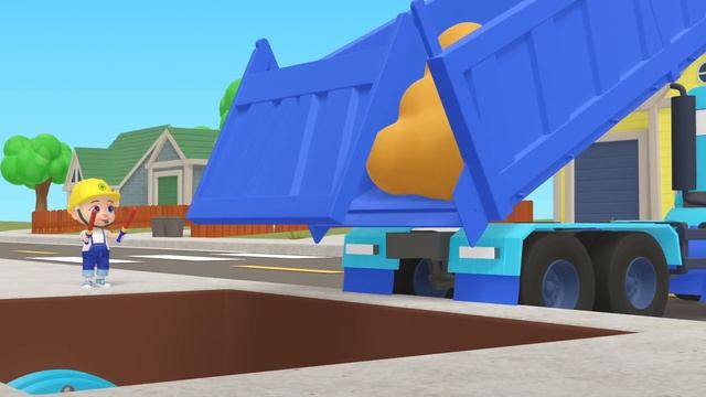 Bath Time with Vehicles Toys | Cartoons for Kids | Construction Vehicles смотреть онлайн