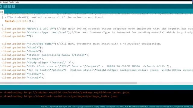 Controlling web cam with web page with Nodemcu(esp8266) and Python | Control web cam wirelessly смотреть онлайн