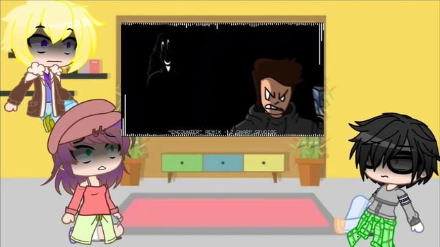 Мои персонажи реагируют на FNF Encounter (Z Sharp remix) смотреть онлайн