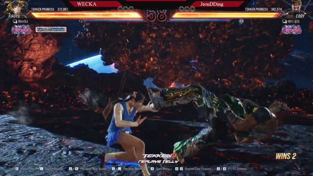 Tekken 8 🔥 Jeondding (Eddy) Vs Wecka (Xiaoyu) 🔥 Player Matches смотреть онлайн
