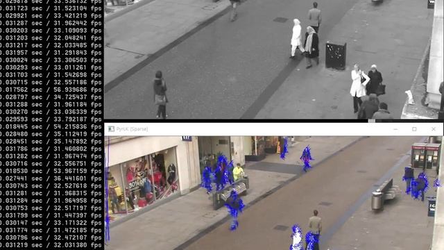 Motion flow and direction (gpu, cuda version/ example source code / optical flow / opencv 3.0) смотреть онлайн