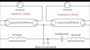 Подключение люминесцентных ламп