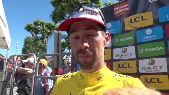 Thomas De Gendt - post-race interview - Stage 5 - Critérium du Dauphiné 2017 смотреть онлайн
