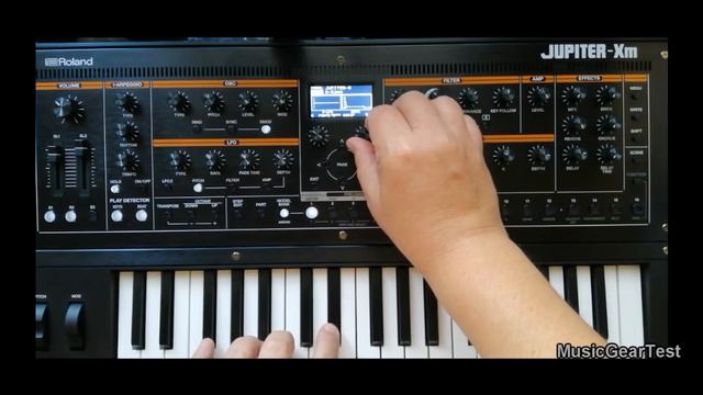 Roland JUPITER-Xm Demo 1 (Jupiter presets) - Just playing, no talking смотреть онлайн